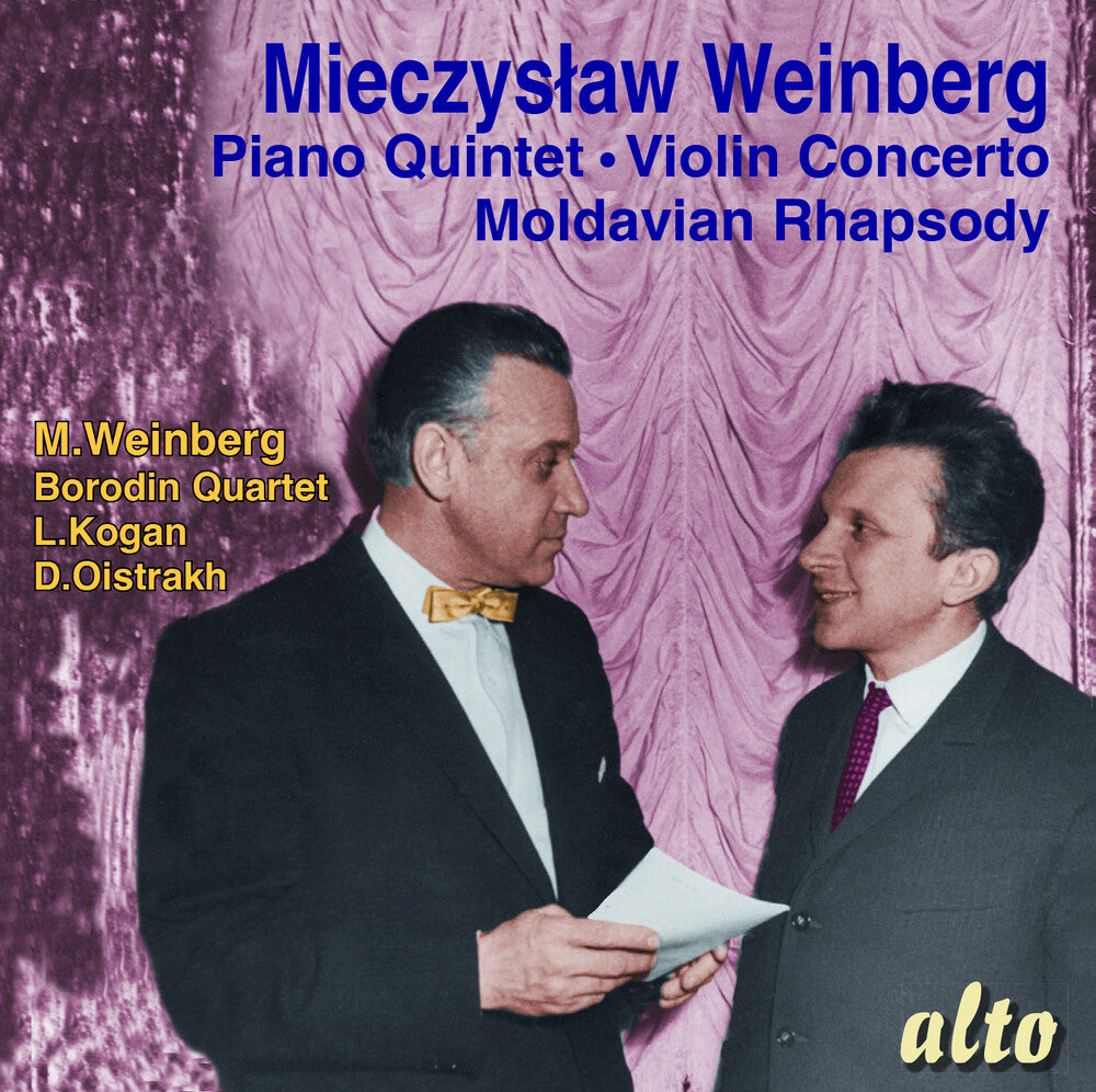 the album cover for Mieczyslaw Weinberg - Weinberg Plays Weinberg: Piano Quintet / Moldavian