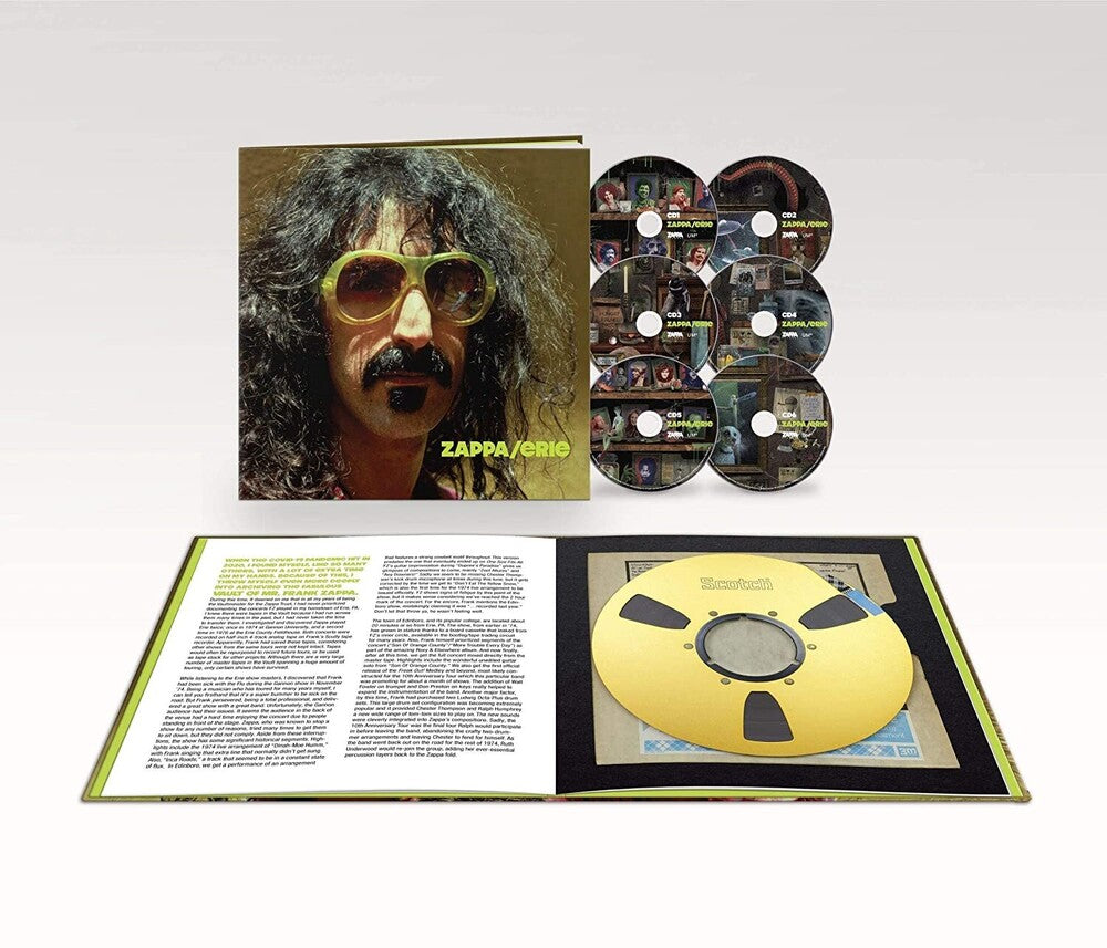 the album cover for Frank Zappa - Zappa / Erie [6 CD]