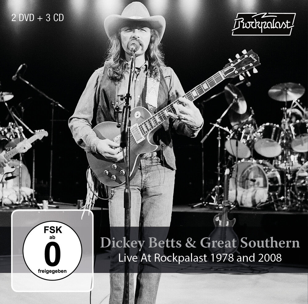 the album cover for Dickey Betts  & Great Southern - Live At Rockpalast 1978 And 2008 (W/Dvd) [With Booklet]