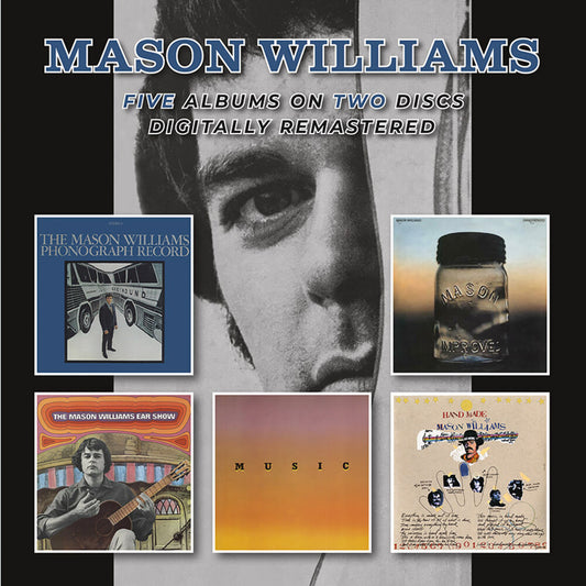 the album cover for Mason Williams - Phonograph Record / Ear Show / Music By / Hand