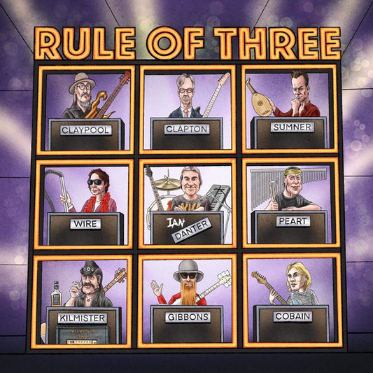 the album cover for Ian Danter - Rule Of Three (Uk)