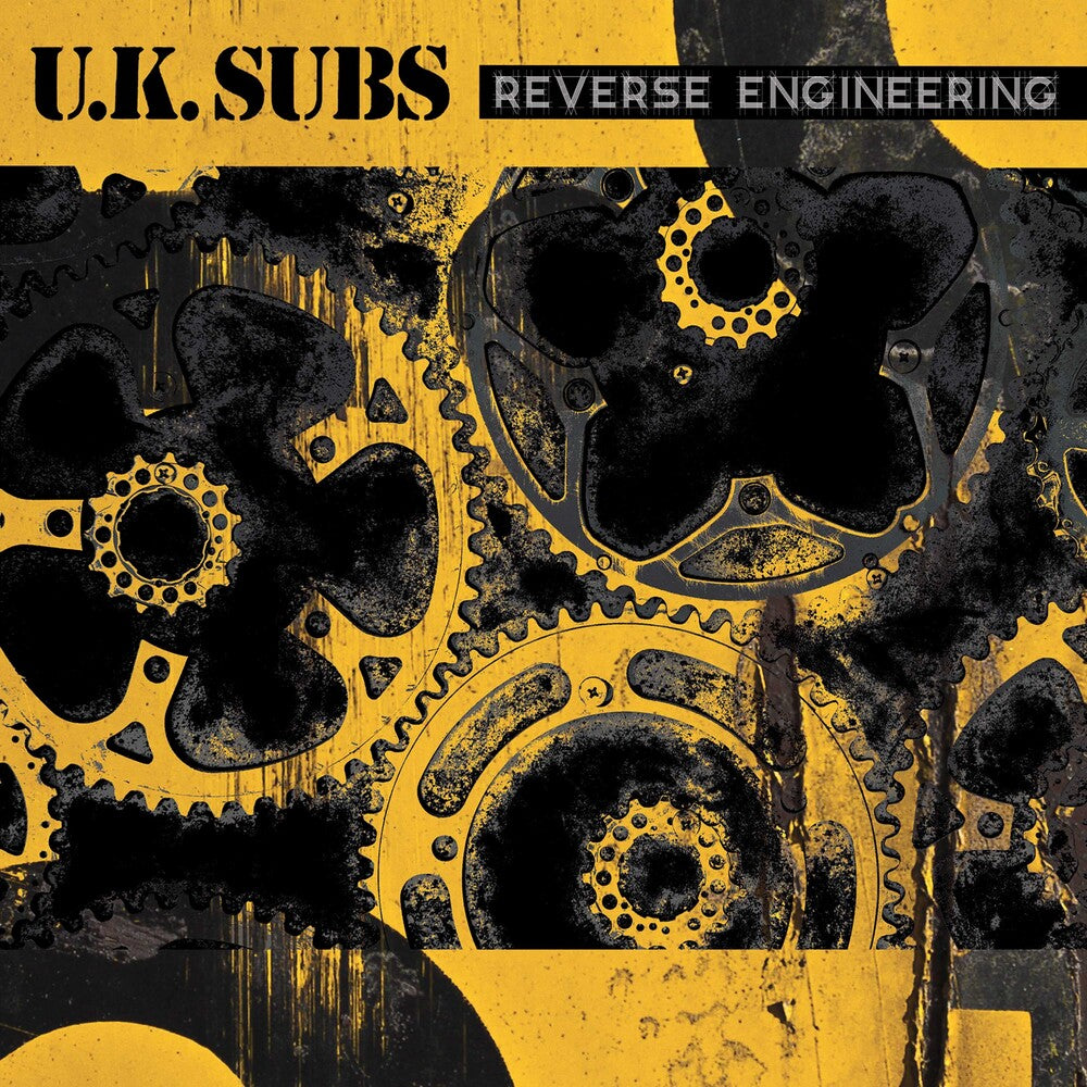the album cover for Uk Subs - Reverse Engineering - Gold [Colored Vinyl] (Gol)