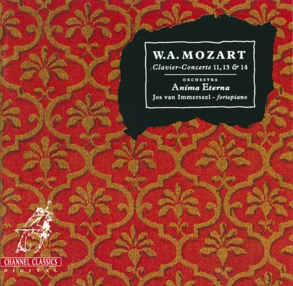 the album cover for Anima Eterna Orchestra - Mozart-Piano Concerto 11 13 & 14
