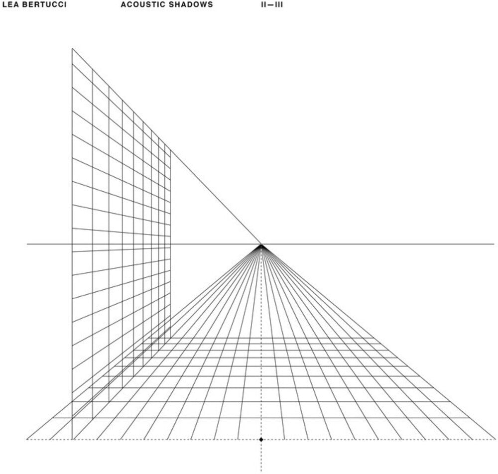 the album cover for Bertucci, Lea - Acoustic Shadows - Black Splatter