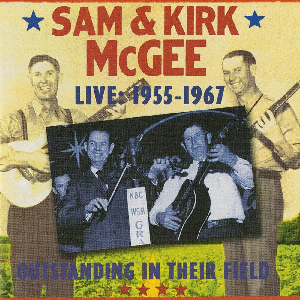 the album cover for Sam & Kirk McGee - Sam & Kirk Magee Live: 1955-1967