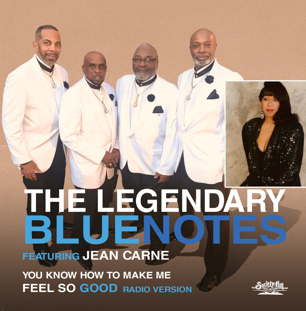 the album cover for Legendary Bluenotes / Carne, Jean - You Know How To Make Me Feel So Good (Mod)
