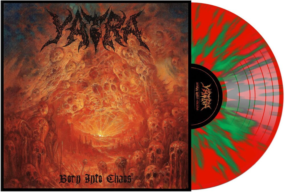 the album cover for Yatra - Born Into Chaos [Colored Vinyl] (Grn) (Red)