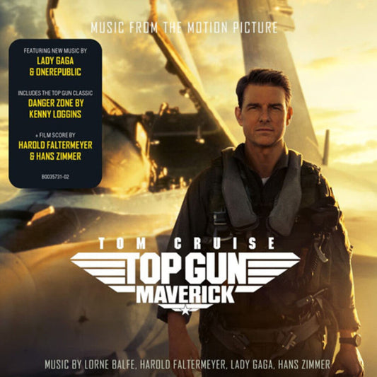 the album cover for Various Artists - Top Gun: Maverick (Music From The Motion Picture)