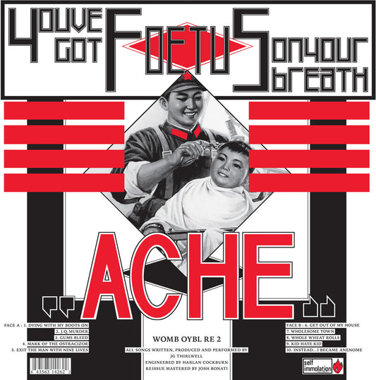 the album cover for Foetus - Ache