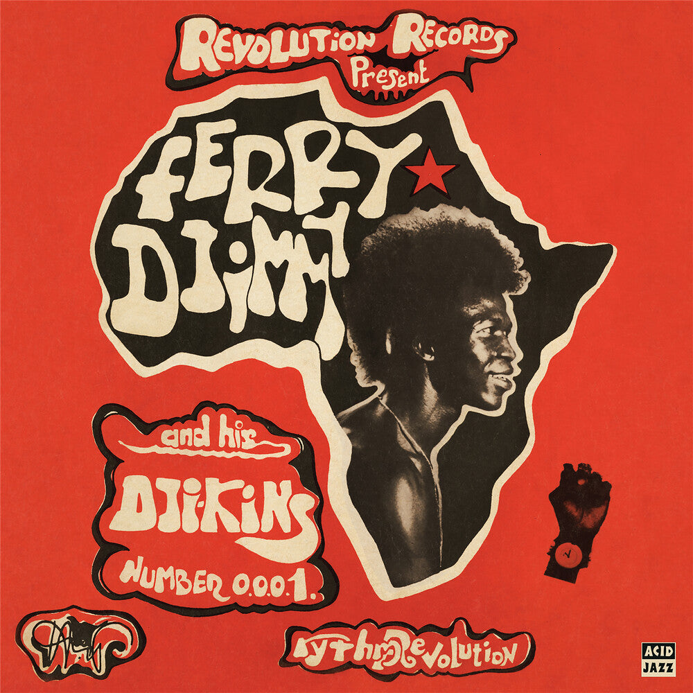 the album cover for Ferry Djimmy - Rhythm Revolution