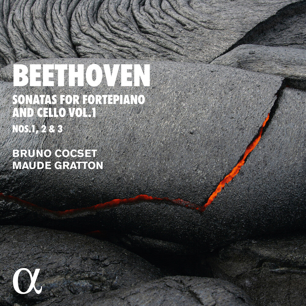 the album cover for Beethoven / Bruno Cocset / Gratton - Sonatas For Fortepiano 1
