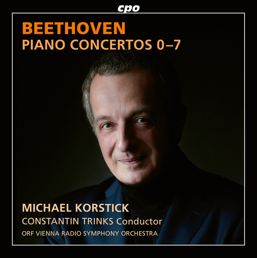 the album cover for Beethoven / Korstick - Piano Concertos 0-7 (4pk)