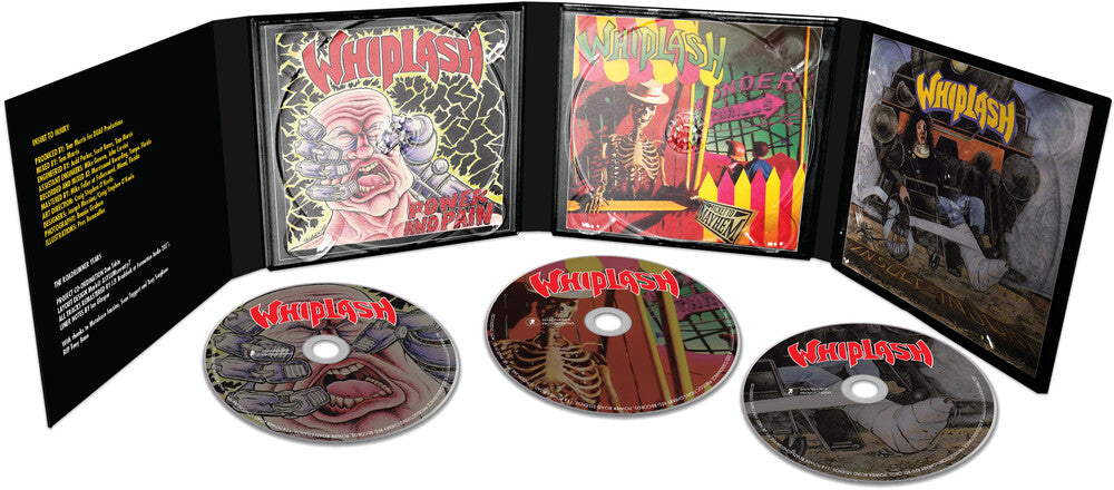 the album cover for Whiplash - Roadrunner Years (Uk)