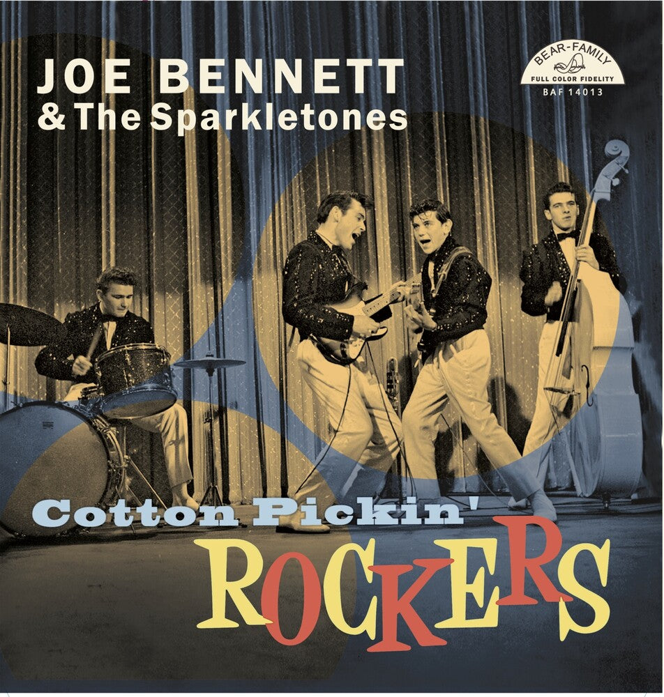 the album cover for Joe Bennett  & The Sparkletones - Cotton Pickin' Rockers (10in)