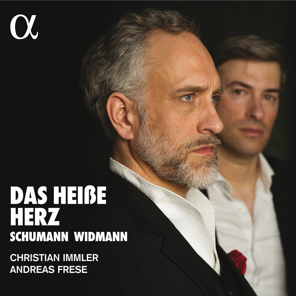 the album cover for Schumann / Immler / Frese - Das Heisse Herz