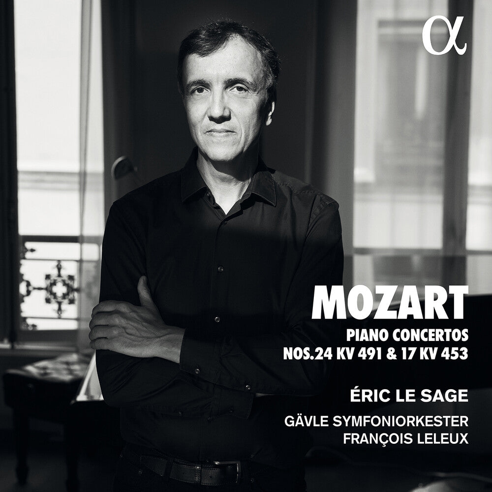 the album cover for Mozart / Sage / Leleux - Piano Concertos 24 & 17