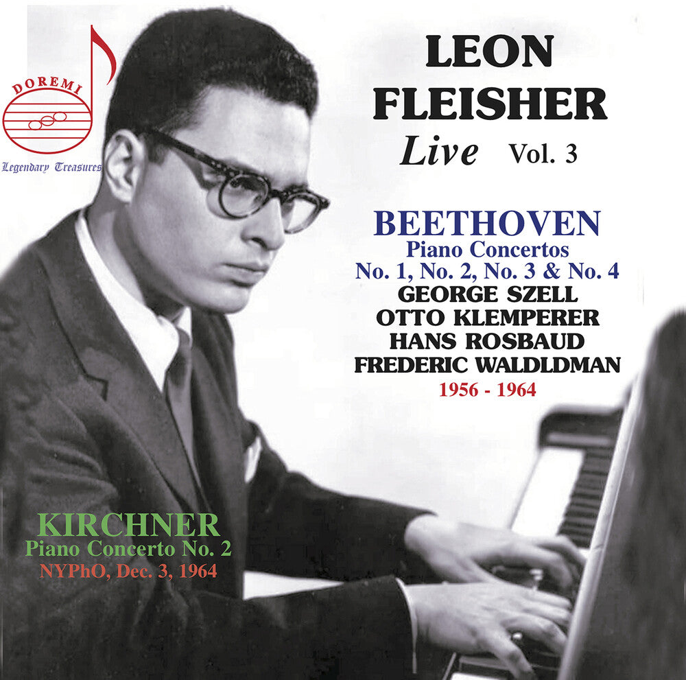 the album cover for Beethoven / Fleisher / Musica Aeterna - Leon Fleisher Live 3 (2pk)