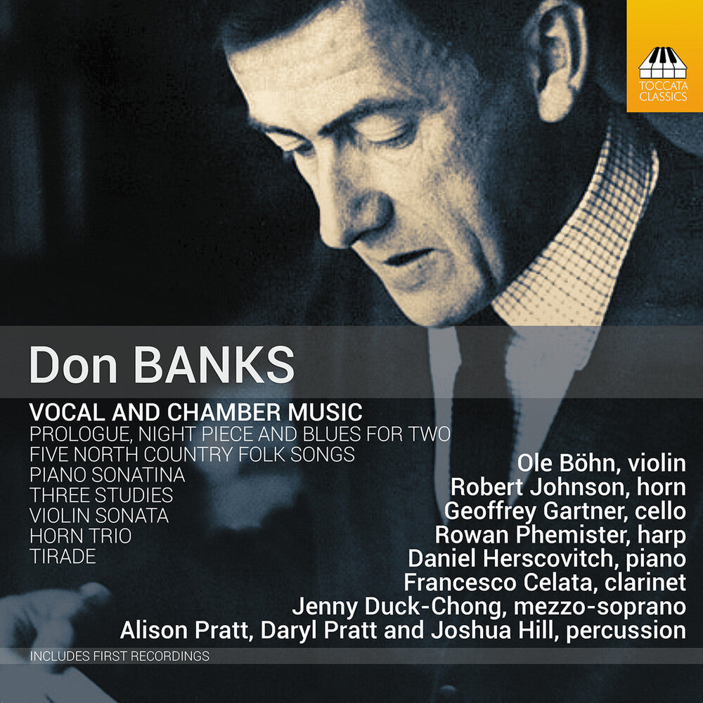 the album cover for Banks / Johnson / Kim-Boyle - Vocal & Chamber Music