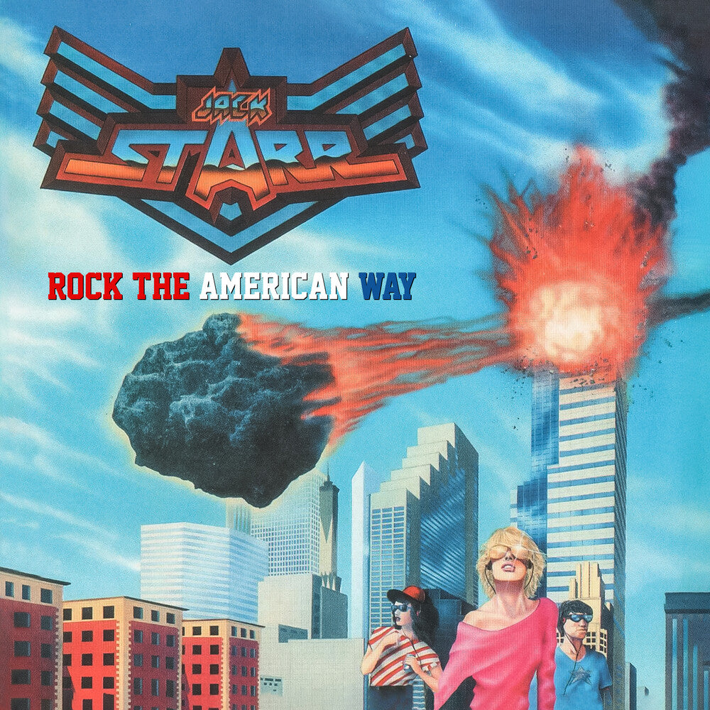 the album cover for Jack Starr's Burning Starr - Rock The American Way