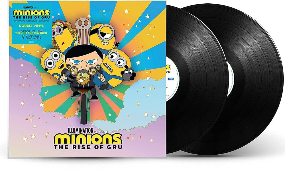 the album cover for Minions [Movie] - Minions: The Rise Of Gru [2LP]