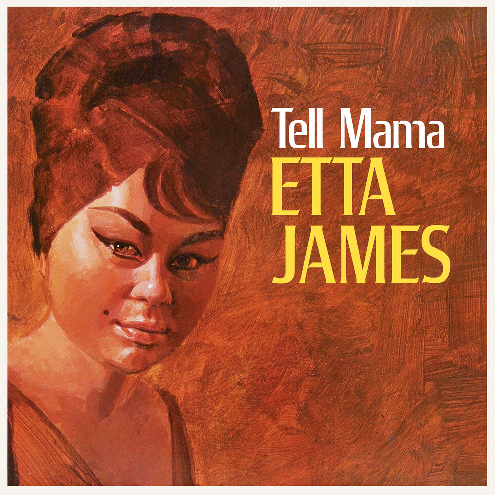 the album cover for Etta James - Tell Mama [RSD Essential Opaque Yellow LP]