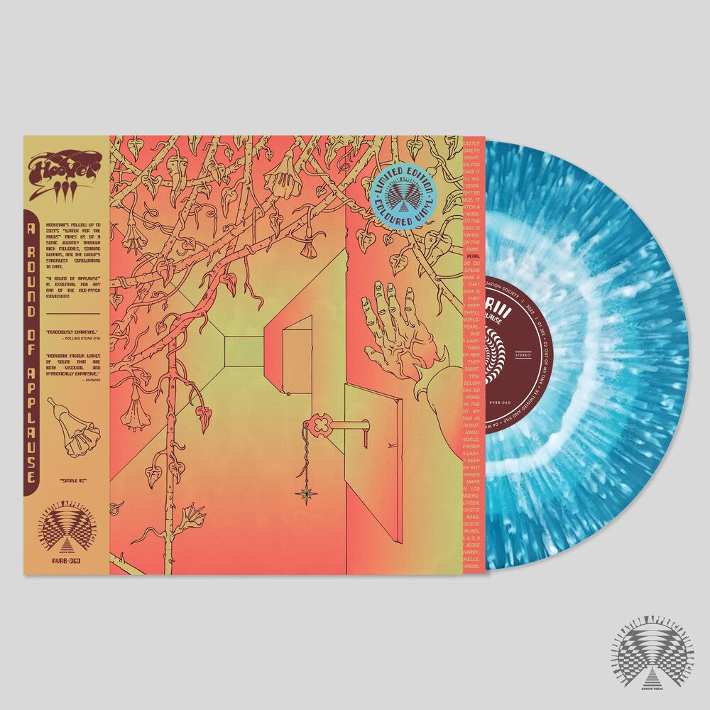 Hooveriii - A Round Of Applause [Indie Exclusive Limited Edition Bone inside Ocean Blue with Bone Splatter LP]