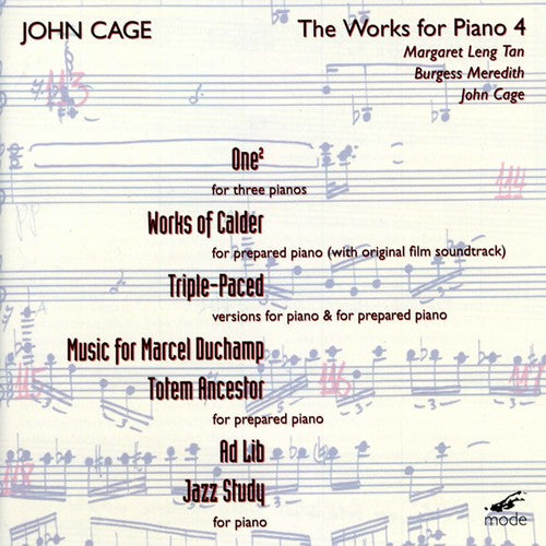 the album cover for MARGARET LENG TAN - Piano Works 4