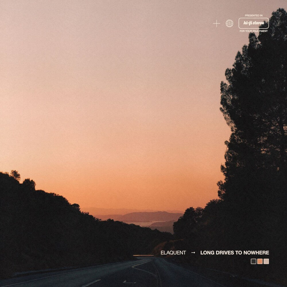 the album cover for Elaquent - Long Drives To Nowhere