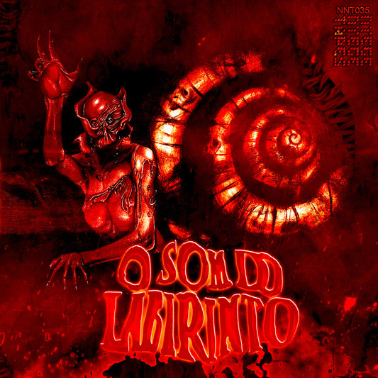 the album cover for Clube Tormenta - O Som Do Labirinto - Coke Bottle Clear [Colored Vinyl]
