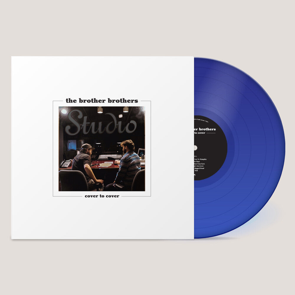 the album cover for The Brother Brothers - Cover To Cover [Translucent Blue LP]
