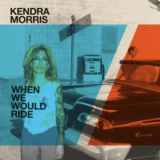 the album cover for Kendra Morris  & Eraserhood Sound - When We Would Ride / Catch The Sun - Cloudy Clear