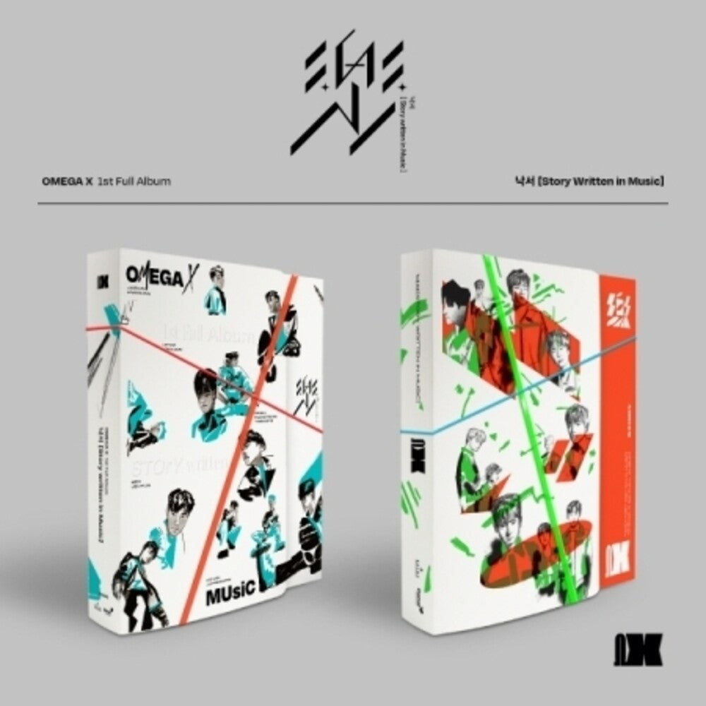 the album cover for Omega X - Story Written In Music (Post) (Phob) (Phot) (Asia)