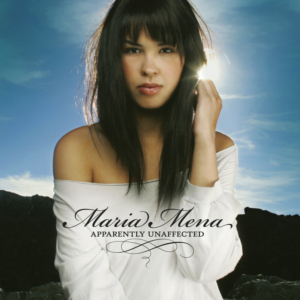the album cover for Maria Mena - Apparently Unaffected
