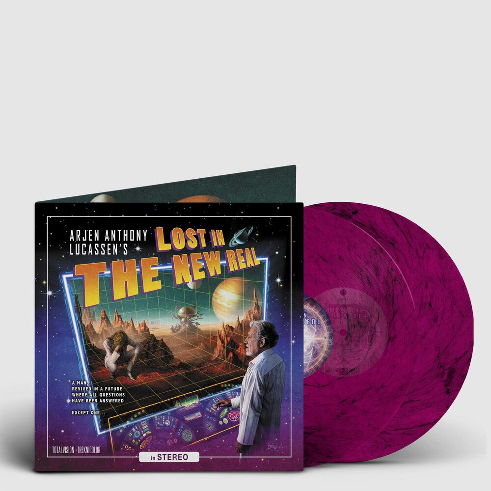 the album cover for Arjen Anthony Lucassen - Lost In The New Real