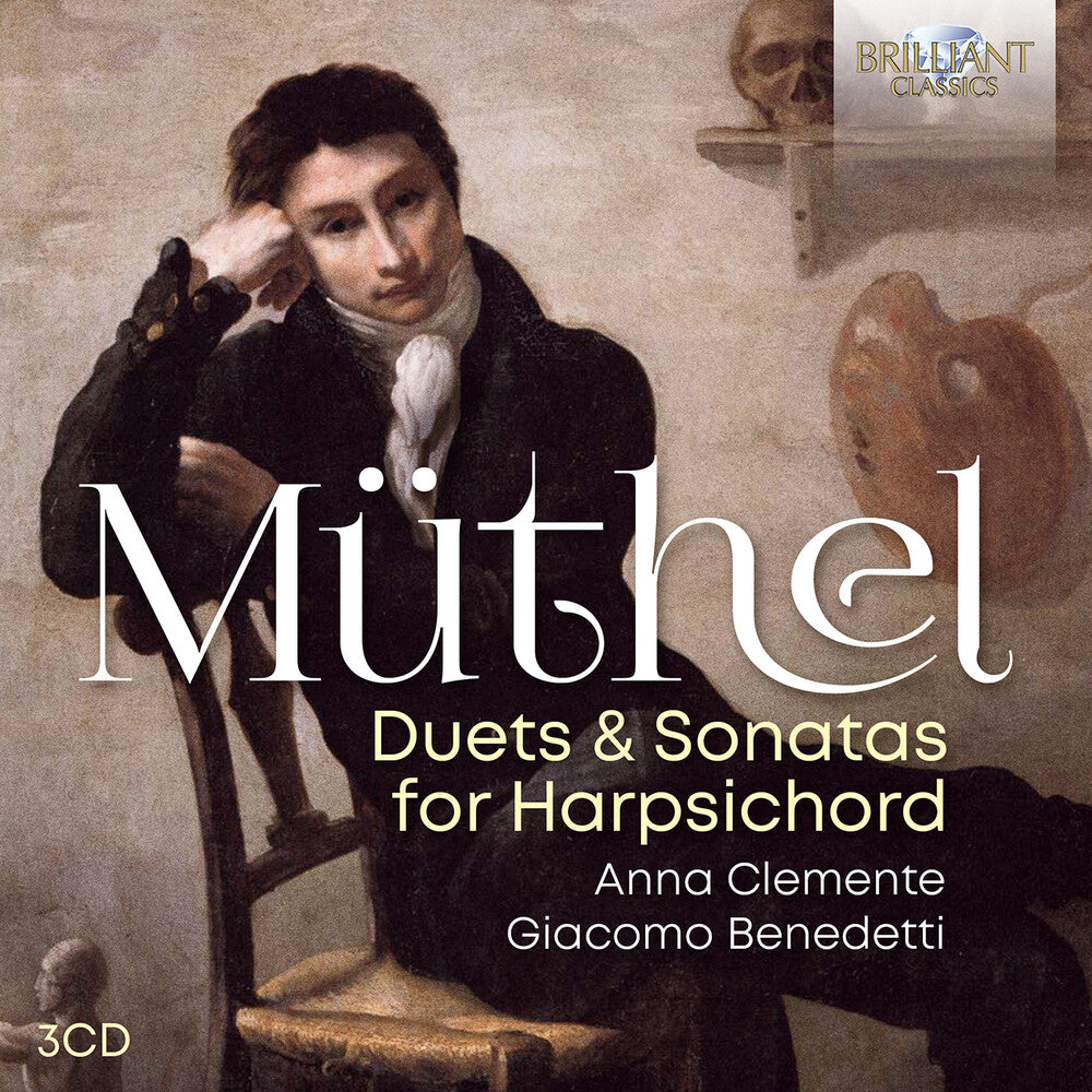 the album cover for Muthel / Clemente / Benedetti - Duets & Sonatas For Harpsichord (3pk)