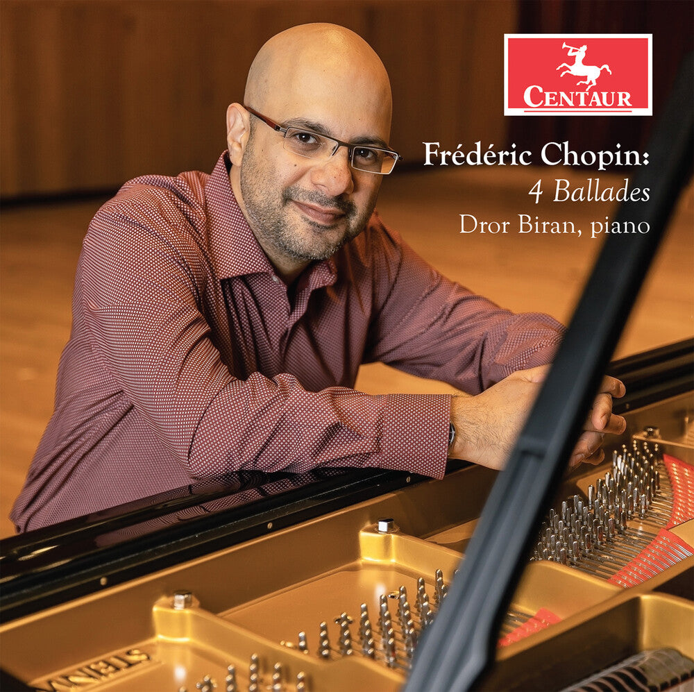 the album cover for Chopin / Biran - 4 Ballades