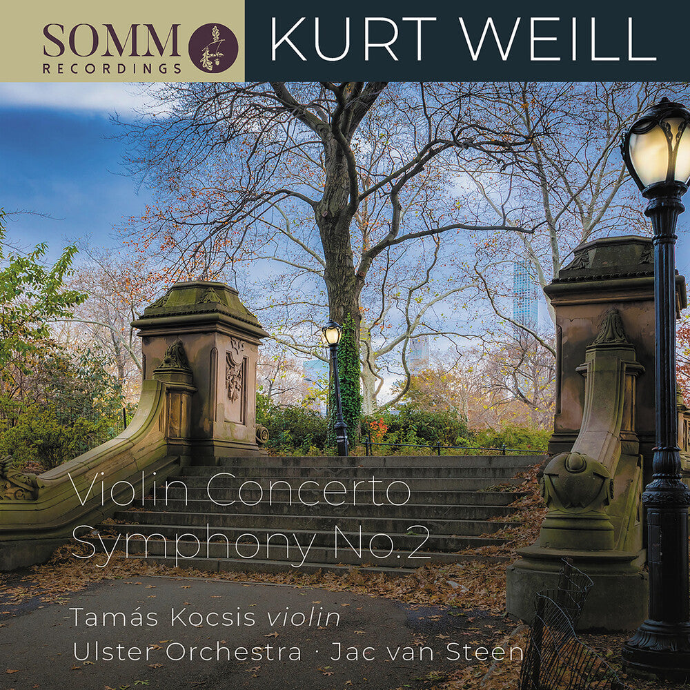 the album cover for Weill / Kocsis / Ulster Orchestra - Violin Concerto / Symphony 2