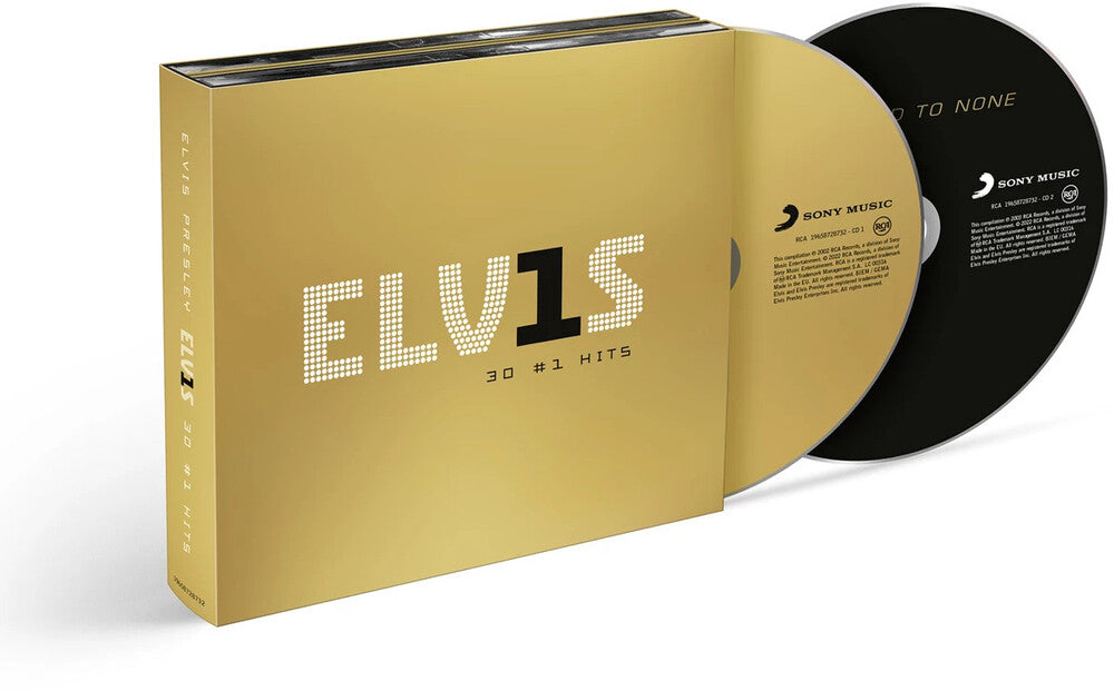 the album cover for Elvis Presley - 30 Number 1 Hits - Expanded Edition