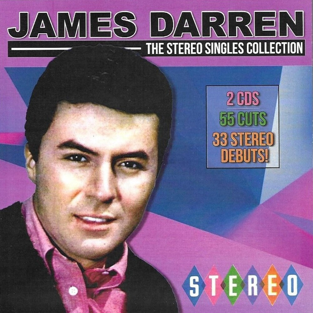 the album cover for James Darren - Stereo Singles Collection
