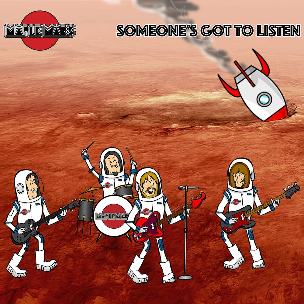 the album cover for Maple Mars - Someone's Got To Listen