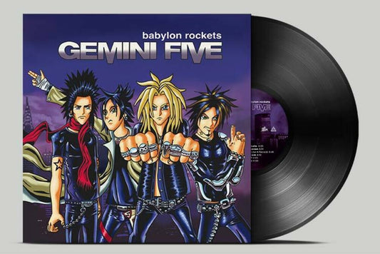 the album cover for Gemini Five - Babylon Rockets