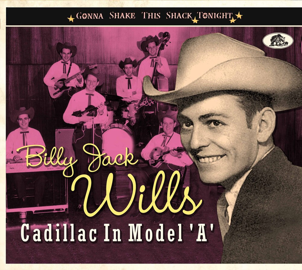 the album cover for Billy Wills  Jack - Cadillac In Model A: Gonna Shake This Shack
