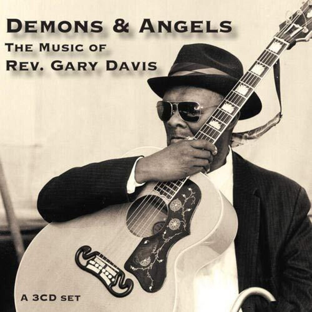 the album cover for Gary Davis - Demons & Angels - The Music Of Rev. Gary Davis