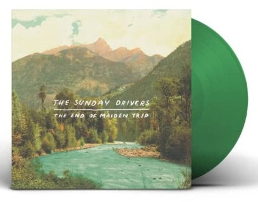 the album cover for The Sunday Drivers - The End Of Maiden Trip - Green Transparent Vinyl
