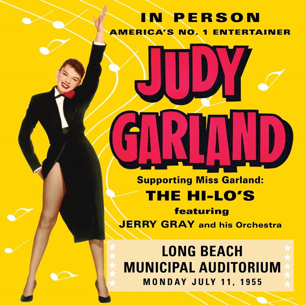 the album cover for Judy Garland - In Person Judy Garland