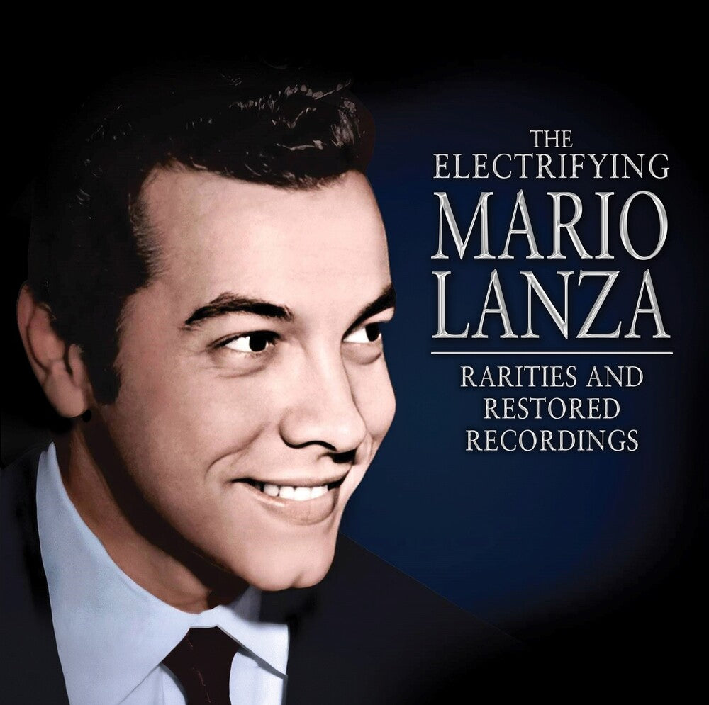 the album cover for Mario Lanza - The Electrifying Mario Lanza