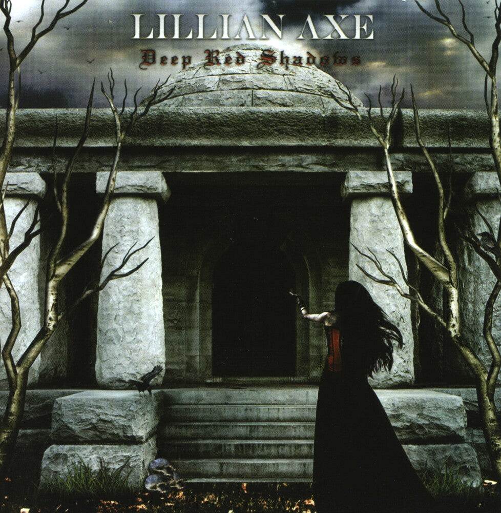 the album cover for Lillian Axe - Deep Red Shadows