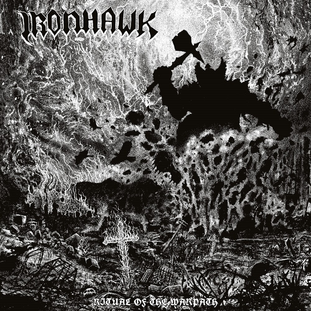 the album cover for Ironhawk - Ritual Of The War Path