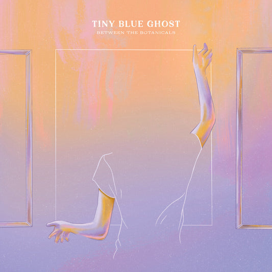the album cover for Tiny Blue Ghost - Between The Botanicals - Baby Pink [Colored Vinyl] (Pnk)