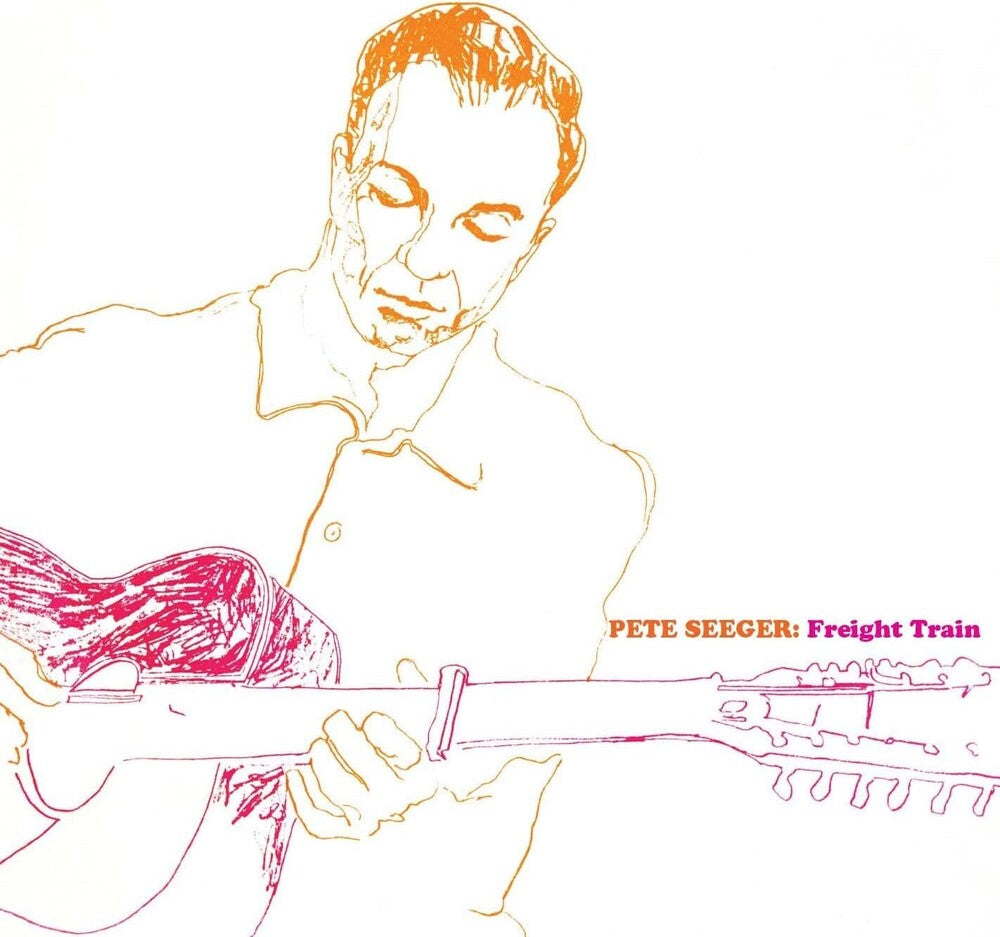 the album cover for Pete Seeger - Freight Train